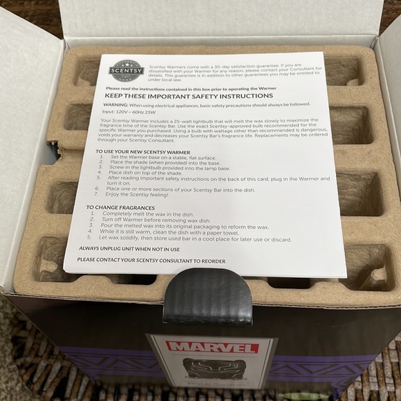 Scentsy “Marvel Black Panther” Warmer - NEW * Final Price / FIRM * - Picture 3 of 15
